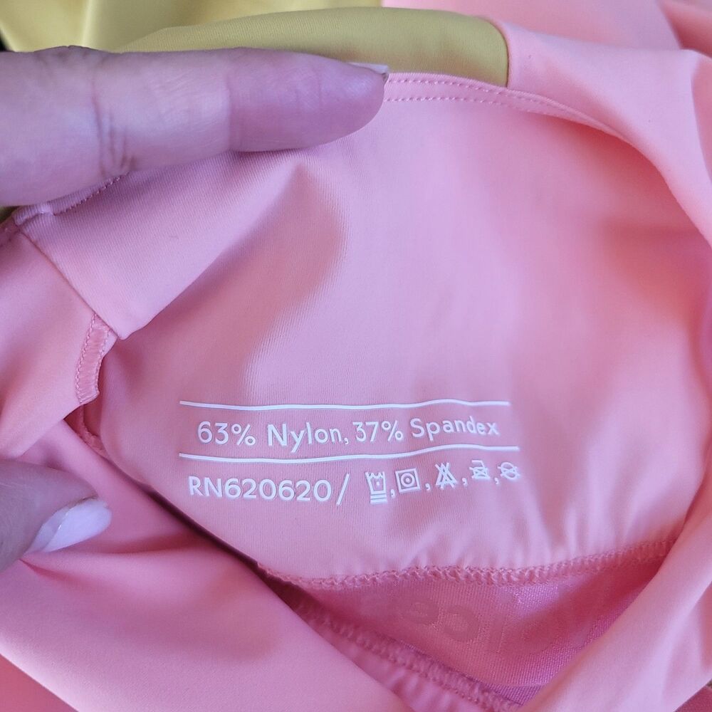 Outdoor Voices One Shoulder Dress Athletic Mini Colorblock Nylon Spandex size S - Picture 5 of 5